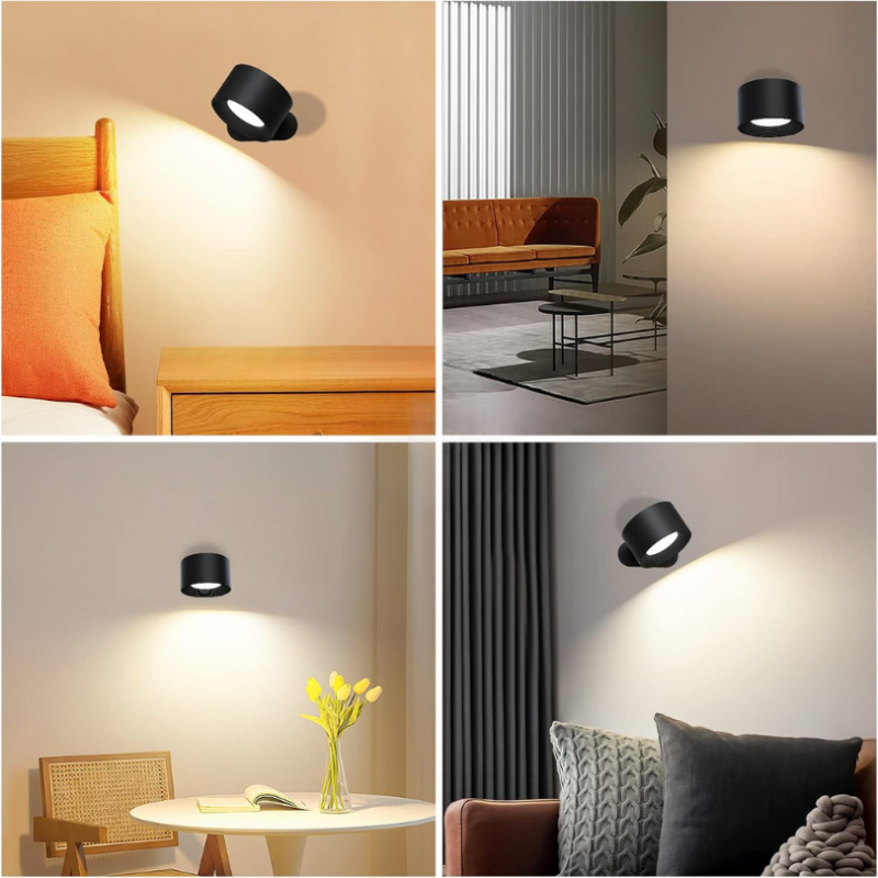 RotatingLamp – Wireless Rotating LED Wall Light