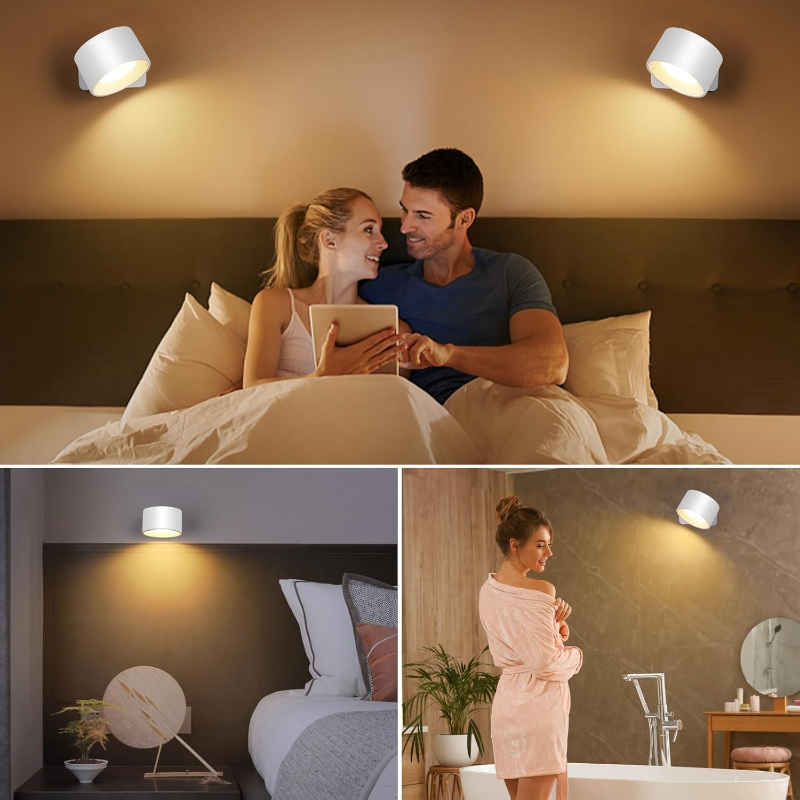 RotatingLamp – Wireless Rotating LED Wall Light