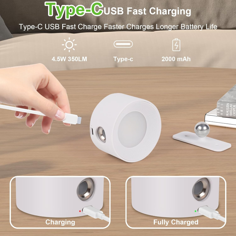 RotatingLamp – Wireless Rotating LED Wall Light