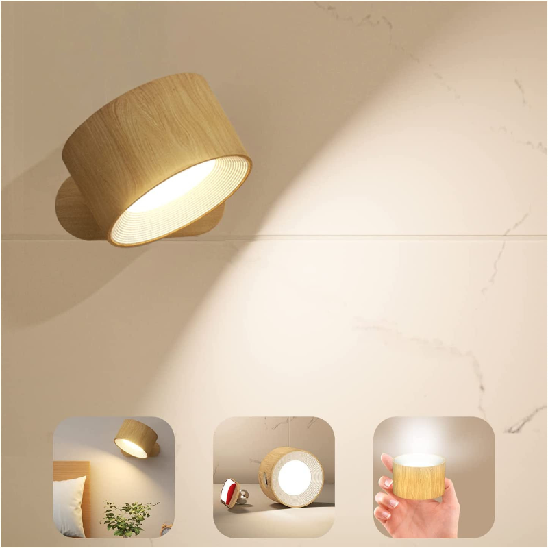 RotatingLamp – Wireless Rotating LED Wall Light