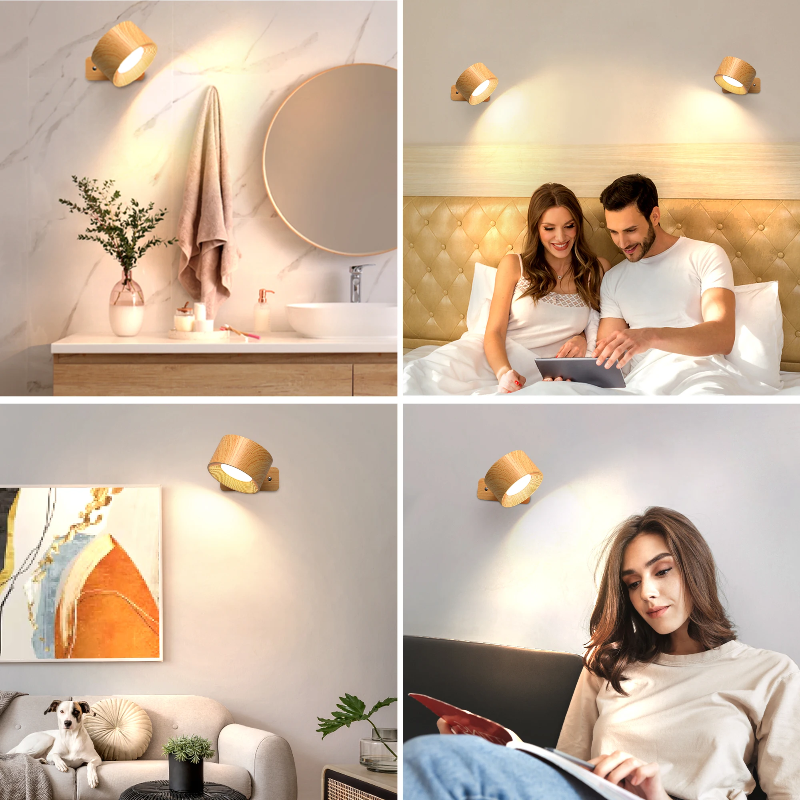 RotatingLamp – Wireless Rotating LED Wall Light