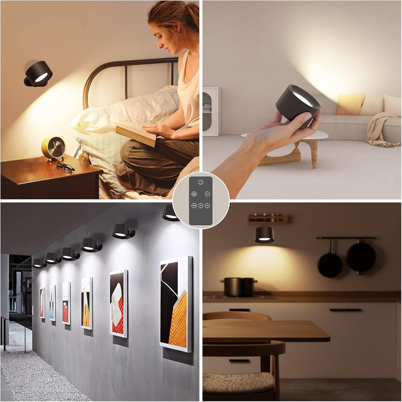 RotatingLamp – Wireless Rotating LED Wall Light