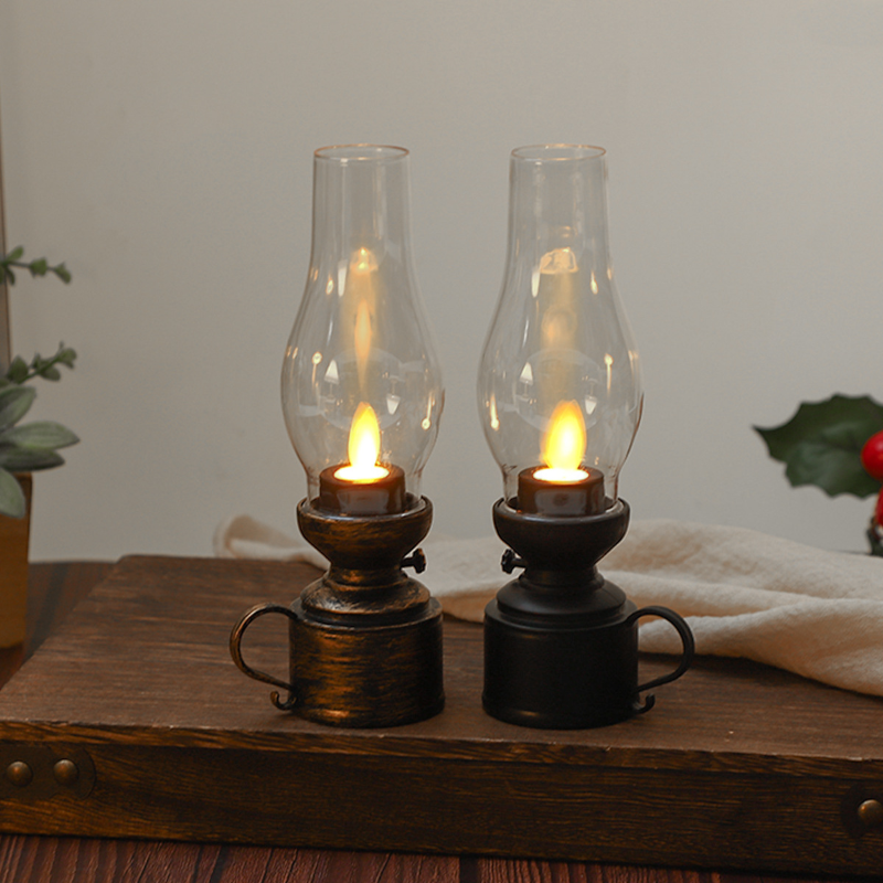 VintageLamp – Vintage LED Kerosene Lamp with Flickering Flame