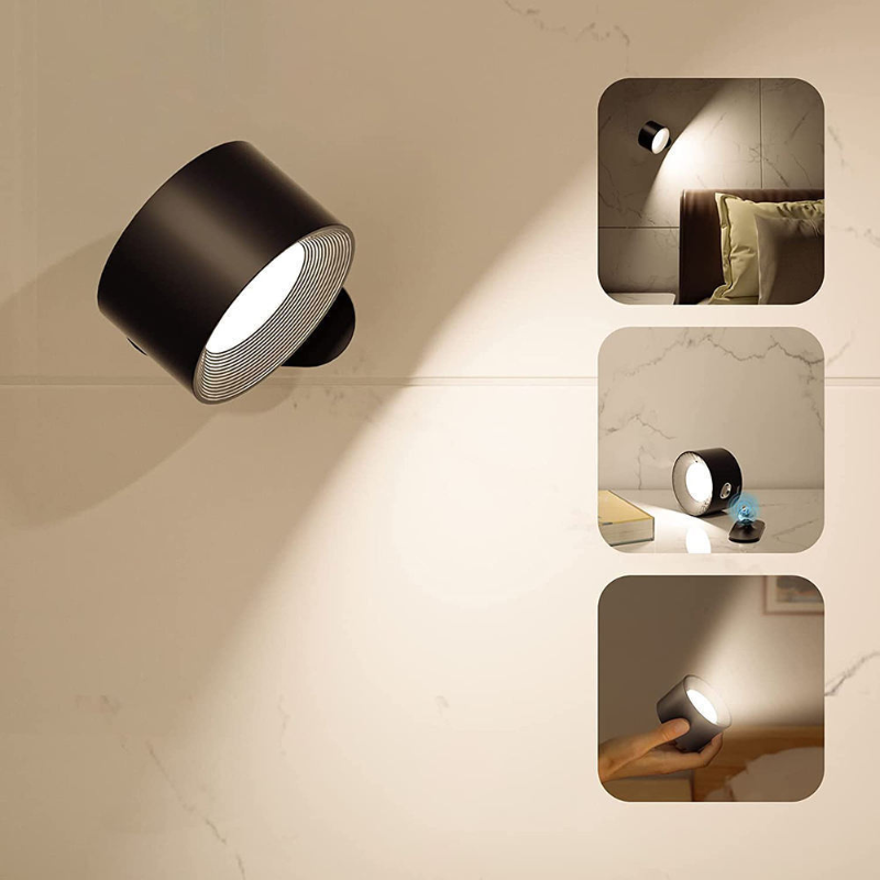 RotatingLamp – Wireless Rotating LED Wall Light