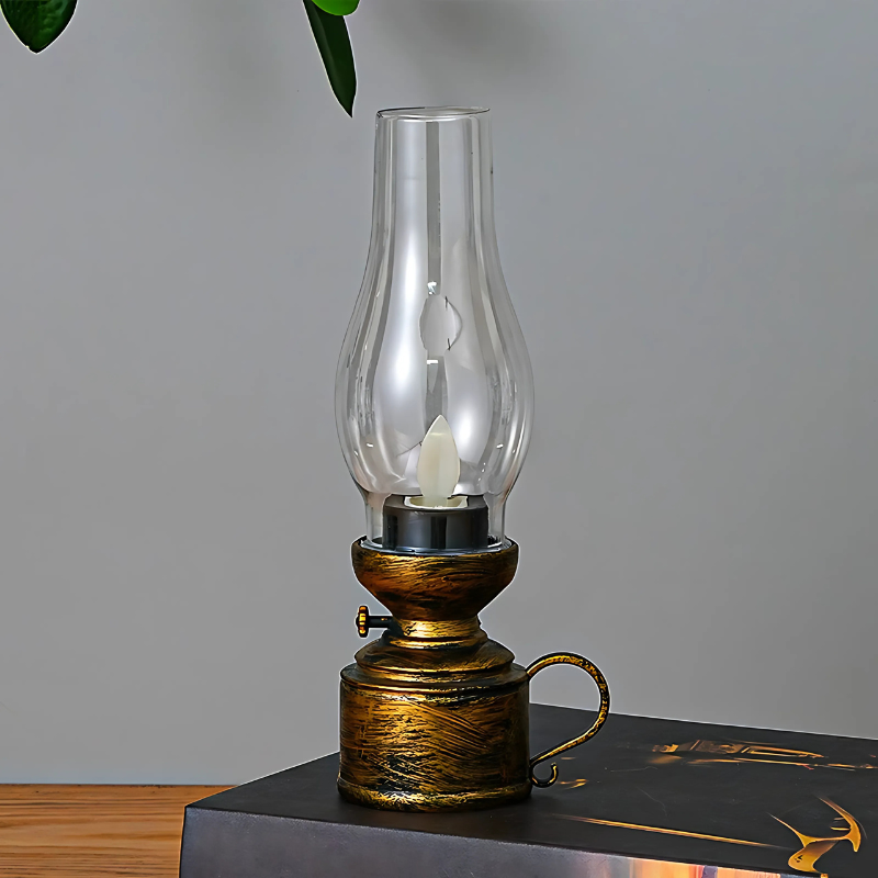 VintageLamp – Vintage LED Kerosene Lamp with Flickering Flame