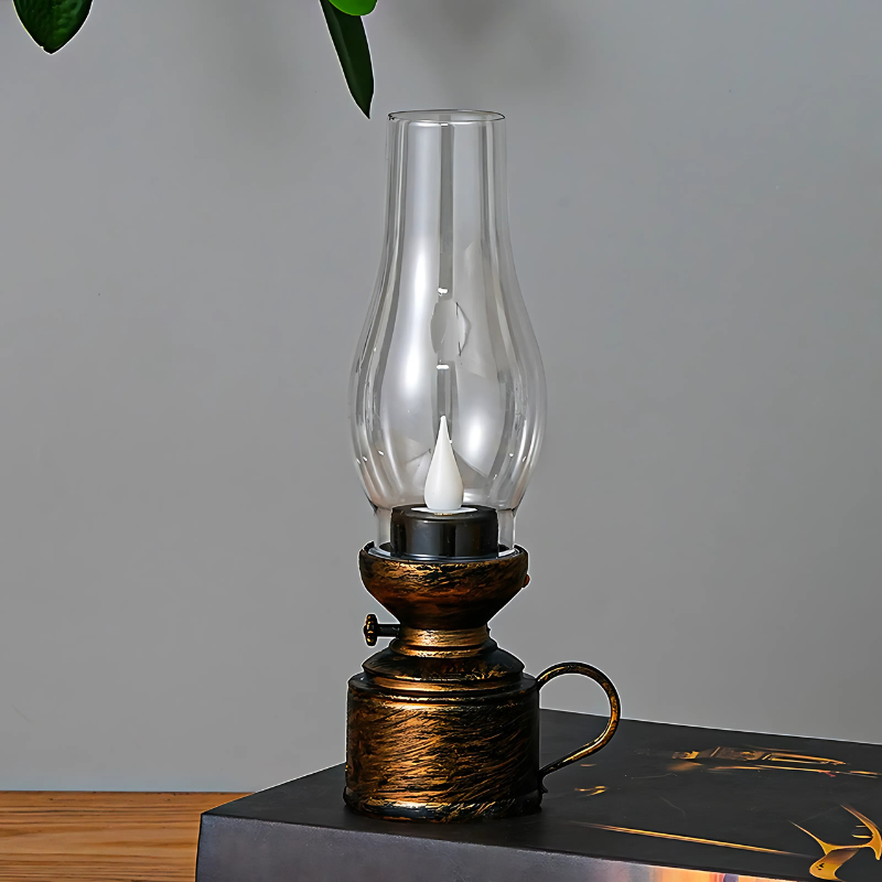 VintageLamp – Vintage LED Kerosene Lamp with Flickering Flame